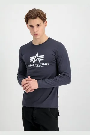 Alpha Industries Longsleeve Men - Longsleeves Basic T - Longsleeve