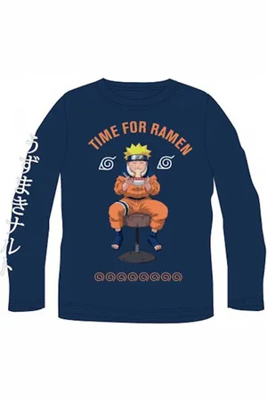 Naruto T-Shirt Langarm-Shirt „Time for Ramen“ für Jungen, Gr. 104–152 - Verkäufer: kaufhaus-chemnitz