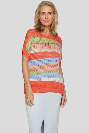 Rabe Strickpullover Sommerpullover mit Strukturstrick