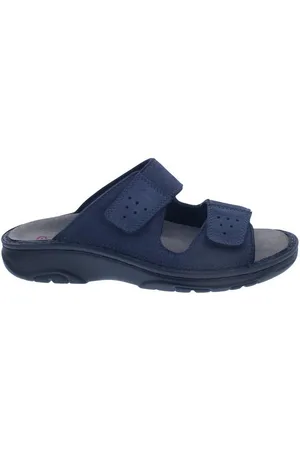 Berkemann Tobias, Wechselfußbett, schwarzblau, Nubuk, Weite G-J 5801-5 Pantolette - Verkäufer: Schuhhaus Wilhelm Vormbrock