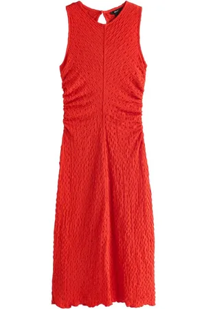 Next Maxikleid Ärmelloses strukturiertes Midikleid mit Raffung (1-tlg) - Verkäufer: Germany GmbH