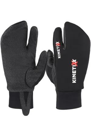KinetiXx Langlaufhandschuhe Dreifinger-Langlaufhandschuh Sol X-Warm Trigger, (schwarz, weiß, berry) - Verkäufer:
