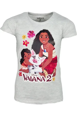 Disney Print-Shirt Vaiana Moana Kinder Mädchen kurzarm T-Shirt 100% Baumwolle, Gr. 92 bis 128 - Verkäufer: WS-Trend