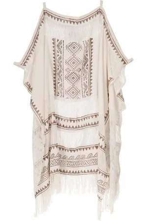 GURU-SHOP Langjacke Boho Poncho, leichtes oversize Boho Cape - - Verkäufer: