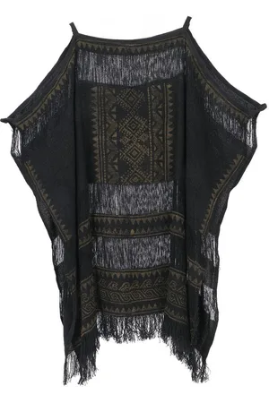 GURU-SHOP Langjacke Boho Poncho, leichtes oversize Boho Cape -.. - Verkäufer: