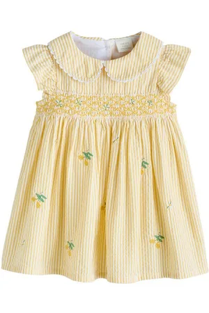 Next Smokkleid Besticktes Kleid aus 100 % Baumwolle (1-tlg) - Verkäufer: Germany GmbH