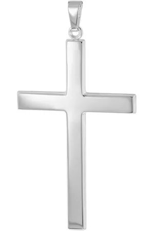 trendor Kreuzanhänger Kreuz- für Männer Weißgold 585 (14 Kt) 39 mm - Verkäufer: uhrcenter
