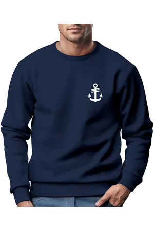 Neverless Sweatshirt Zip-Hoodie Herren Anker Hamburg Nordisch Sweatjacke mit Kapuze Print - Verkäufer: Akowi