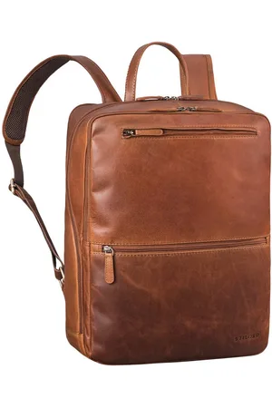STILORD Notebookrucksack "Ettore" Großer Business Rucksack Herren Leder 17 Zoll Laptoprucksack - Verkäufer: Leder