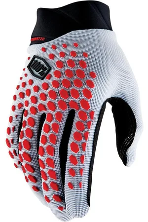 100% Fahrradhandschuhe Geomatic Handschuhe - Grey/Racer Red - Verkäufer: Hoco Online GmbH