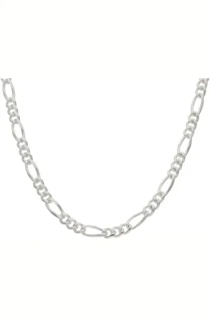 JuwelmaLux Silberkette Halskette Figaro oval 925/000 Sterling Silber JL50-05-0067 (1-tlg) - Verkäufer: Juwelier-Bacak
