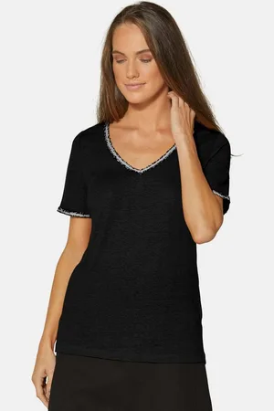 Madeleine Kurzarmshirt Kurzarm-Shirt aus Leinen - Verkäufer: Premio Fashion GmbH