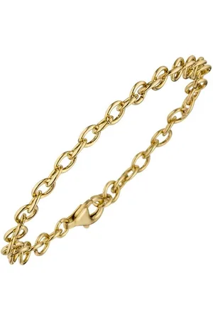 Jobo Armband, 925 Silber vergoldet 19 cm
