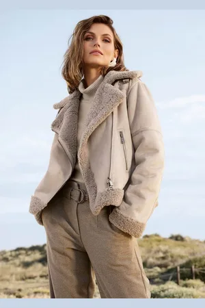 Madeleine Outdoorjacke Biker-Jacke in Lammfell-Optik - Verkäufer: Premio Fashion GmbH