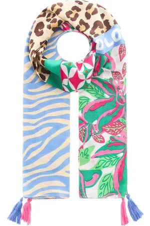 Zwillingsherz Modetuch "Wild Flower", Mit Leo und Zebra Muster