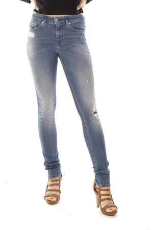 Diesel Skinny-fit-Jeans Skinzee R4MU8 Damen Jeans Hose Skinny Super Slim - Verkäufer: fashion4smile