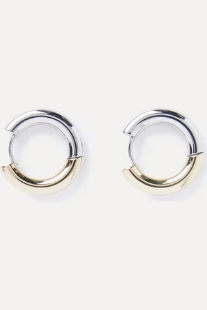 Ulla Popken Armband Creolen Ohrstecker zweifarbig kleine Form - Verkäufer: Popken Fashion Group
