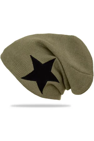 CASPAR Beanie MU094 klassische Fein Strick Unisex Mütze mit STERN - Verkäufer: & SIKORA