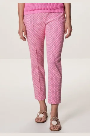 Bianca Stretch-Hose SIENA mit Minimal-Druck in angesagten Trendfarben - Verkäufer: