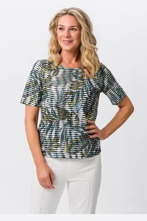 Frank Walder Kurzarmshirt mit trendigem Dschungeldesign - Verkäufer: Held Fashion Retail