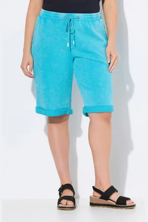 Ulla Popken Jeansshorts Sweat-Shorts Mary weites Bein Vintage-Look - Verkäufer: Popken Fashion Group