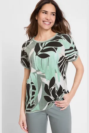 Olsen Print-Shirt (1-tlg) aus reiner Baumwolle - Verkäufer: GUTEMARKEN
