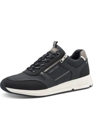 Marco Tozzi Keilsneaker, Freizeitschuh, Halbschuh, Schnürschuh mit praktischem Reißverschluss