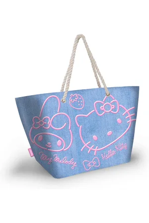 KARACTERMANIA Strandtasche Sanrio Hello Kitty Denim Soleil Tragetasche Tasche - Verkäufer: okluge