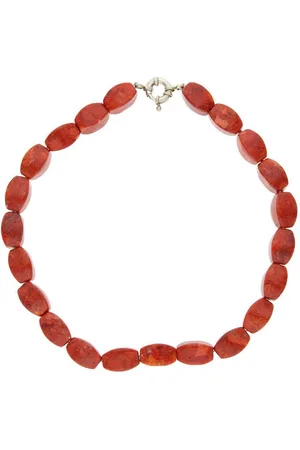 JuwelmaLux Kette ohne Anhänger Halskette 925/000 Sterling Silber mit Koralle JL47-05-0130 (1-tlg) - Verkäufer: Juwelier-Bacak