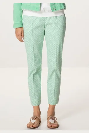 Bianca Stretch-Hose SIENA mit Minimal-Druck in angesagten Trendfarben - Verkäufer: