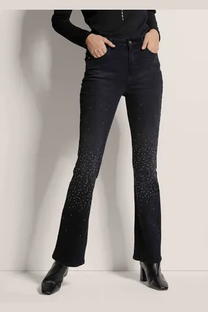 Madeleine Gerade Jeans Bootcut-Jeans mit Strass-Deko - Verkäufer: Premio Fashion GmbH