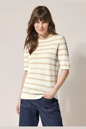 CECIL Strickpullover mit Rundhalsausschnitt