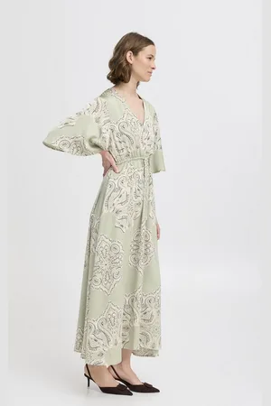 B YOUNG Midikleid BYJANNIKE Elegantes Sommerkleid - Verkäufer: meinemarkenmode