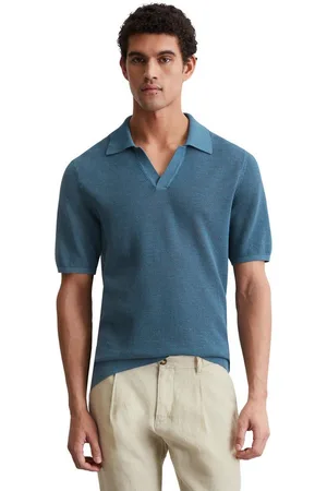 Marc O’ Polo Polokragenpullover aus Bio-Baumwolle und Leinen