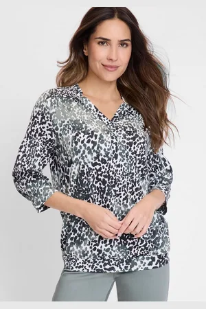 Olsen Print-Shirt (1-tlg) mit V-Ausschnitt - Verkäufer: GUTEMARKEN