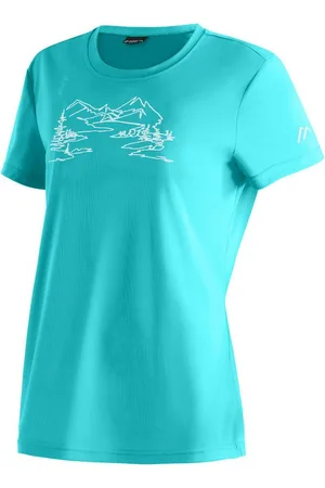 Maier Sports T-Shirt Wilma Print Damen Funktionsshirt, Freizeitshirt mit Aufdruck, Regular Fit