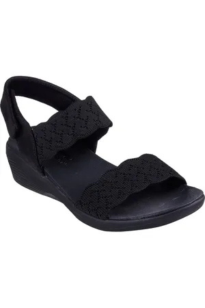 Skechers ARYA-ON THE RISE Keilsandalette, Plateausandale, Klettschuh mit Luxe Foam