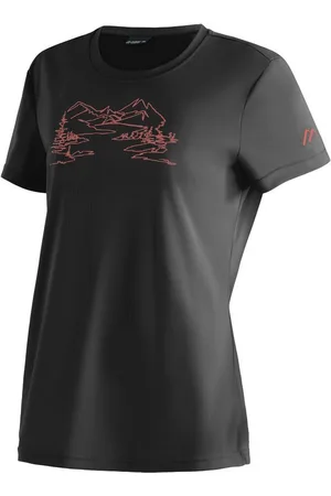 Maier Sports T-Shirt Wilma Print Damen Funktionsshirt, Freizeitshirt mit Aufdruck, Regular Fit