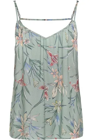 ONLY Spaghettitop ONLNOVA LIFE PARIS SINGLET AOP PTM