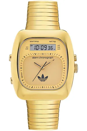 adidas Chronograph RETRO WAVE THREE AOSY250142I, Armbanduhr, Herrenuhr, Damenuhr,Edelstahlarmband,Stoppfunktion,digital