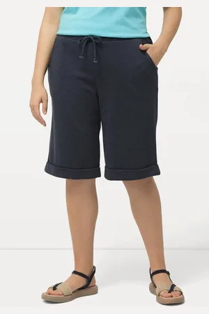 Ulla Popken Jeansshorts Sweatshorts Mary weites gerades Bein Elastikbund - Verkäufer: Popken Fashion Group