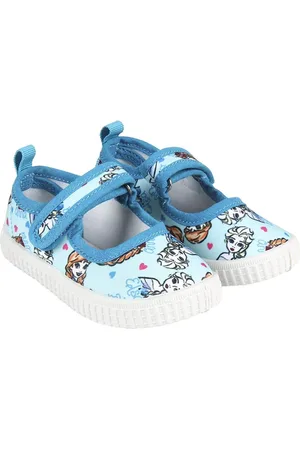 Disney FROZEN Anna + Elsa Mädchenschuhe Strassenschuhe Kinder Sneaker Ballerinas Ohne Schnürsenkel - Verkäufer: coole-fun-t-shirts
