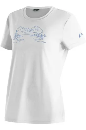 Maier Sports T-Shirt Wilma Print Damen Funktionsshirt, Freizeitshirt mit Aufdruck, Regular Fit