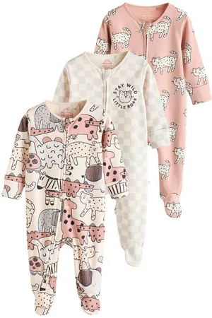Next Schlafoverall Baby 100 % Baumwollschlafanzüge im 3er-Pack (3-tlg) - Verkäufer: Germany GmbH