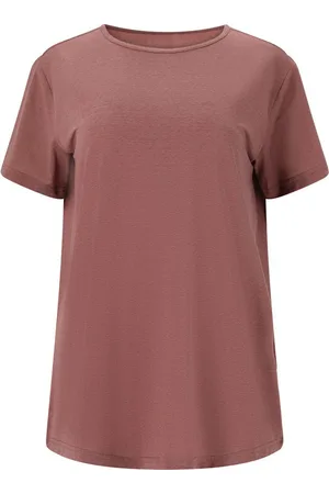 Athlecia Kurzarmshirt Lizzy W Slub S/S Tee ROSE TAUPE - Verkäufer: gue-sport