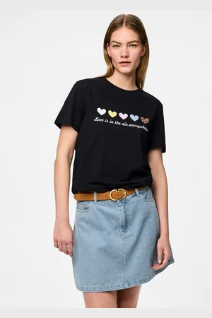 Pieces® Kurzarmshirt PCMARIA SS O-NECK TEE BC MM JRS