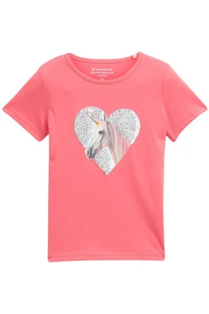 TOM TAILOR T-Shirt T-Shirt mit Wendepailletten - Verkäufer: