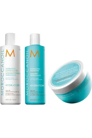 Moroccanoil Haarpflege-Set Hydration Trio, Set, 3-tlg., Shampoo + Conditioner + leichte Maske, Feuchtigkeitsspendend - Verkäufer: matuschka-shop gmbh