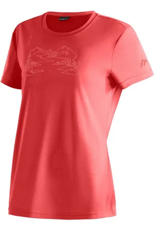 Maier Sports T-Shirt Wilma Print Damen Funktionsshirt, Freizeitshirt mit Aufdruck, Regular Fit