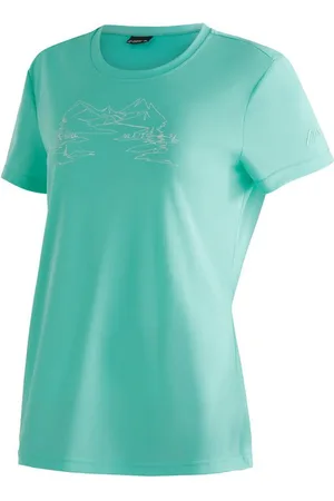 Maier Sports T-Shirt Wilma Print Damen Funktionsshirt, Freizeitshirt mit Aufdruck, Regular Fit